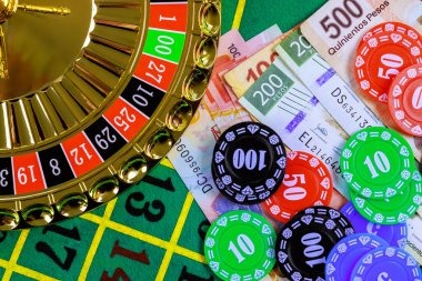 Texas Poker table layout at rusuntogel login live casino